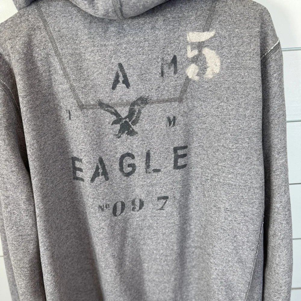 American Eagle Outfitter gray‎ full zip jacket men's size large